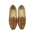 thumbnail image 2 of Punjabi Jutti For Men's Tan Wedding Sherwani Juttis Traditional Ethnic Slip-on Loafers Jooti Handmade Mojari Indian Shoes US 6, 2 of 5