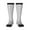 3 Black, variant on Nautical Themed Simple Anchors Print Long Socks,Novelty Design Socks Gift for Men and Women,Crew Socks,Calf Socks