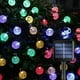 thumbnail image 1 of Cadena de luz solar de 6,5 m, 30 bolas de bombilla LED, luces navideñas, luces decorativas para jardín y acampada al aire libre, 1 of 6