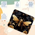 thumbnail image 3 of Bee Square 8.3x9.8 Inch Non-Slip Rubber Bottom Printed Desk Mat Gaming Mousepad Mouse Mat for Office and Gaming, 3 of 6