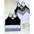 thumbnail image 3 of Livona Racerback Training Bra for Girls- 3 Pack Seamless Sports Bra, Padded Everyday Bra Bralette,Crop Cami Tank Top (6-14), 3 of 6