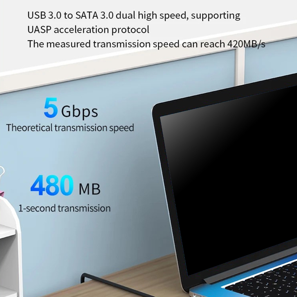 ZPAQI Double Bay Hard Drives Enclosure for 2.5/3.5Inch SSDs HDD USB 3.0 40TB Capacity