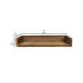 thumbnail image 4 of Benzara Small - Hanging shelf - rectangular - reclaimed wood - brown, 4 of 4