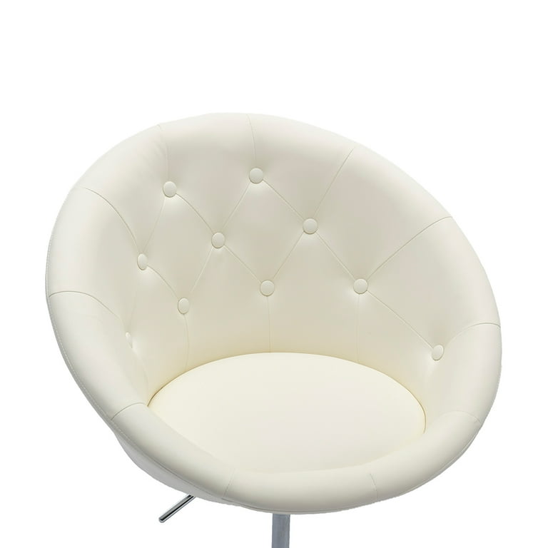 White round back chair new arrivals