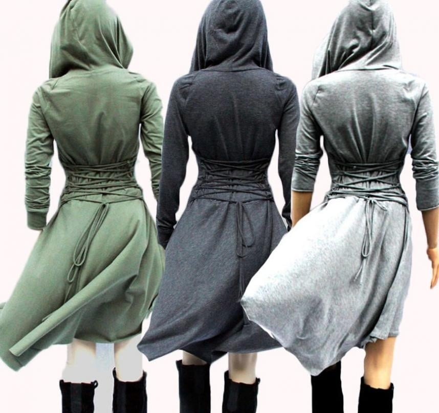 low Hoodie dress Casual Party 