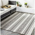 thumbnail image 2 of Surya Eagean EAG-2352 94 x 122" Rectangle Fabric Rug in Black/Off White/Charcoal, 2 of 7