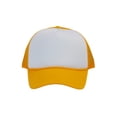 thumbnail image 2 of Top Headwear Men's Blank Rope Trucker Foam Mesh Plain White/Gold, 2 of 2