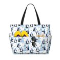 thumbnail image 1 of Disketp Playful Penguins and Snowmen Bolsa de Playa de Gran Capacidad, Bolso Impermeable y a Prueba de Arena para Mujer, Ideal para Playa, Piscina y Natación, 1 of 7