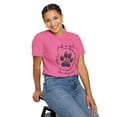 thumbnail image 4 of Just a Girl Who Digs Dogs Comfort Colors Cotton Short Sleeve Shirt, S - 4XL, 4 of 4