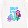 thumbnail image 3 of Inktastic Fifth Birthday Mermaid Toddler Sweatshirt, 3 of 4