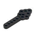 thumbnail image 2 of Soporte de amortiguador Sincero 2 uds ajuste ángulo de altura apto para coche trepador de control remoto 1/10 negro, 2 of 9