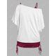 thumbnail image 2 of Conjunto Top Talla Extra Manga Abombada y Cordones Rosegal  Camisetas tallas grandes, 2 of 5