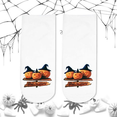 

MPWEGNP Women Men Halloween Print Popularity Socks Teenager Adult Casual Socks