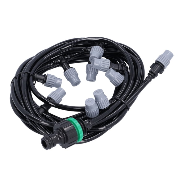 Système d'Arrosage de Jardin Premium 10m/32.8 Pieds avec 10 Buses de Pulvérisation - Tuyau d'Irrigation Flexible en PVC/ABS pour Serre, Pelouse et Patio (Caractères : 126) version Alternative : Professionnel 4/7