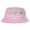 Pink, variant on Panama Jack Infant Bucket Hat - Lightweight, Packable, Beach Sea Life, 2" Brim (Aqua)