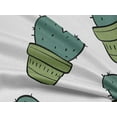 thumbnail image 5 of oneOone Rayon Teal Green Fabric Cactus Diy Clothing Quilting Fabric Print Fabric By Yard 56 Inch Wide, 5 of 8