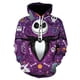 thumbnail image 2 of Sudaderas con capucha con estampado 3D de pesadilla de Halloween Jack y Sally de la película de terror de Anime, sudaderas informales a la moda para hombres y mujeres antes de Navidad, 2 of 4