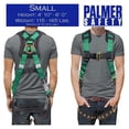 thumbnail image 4 of Full Body Harness with 5 Point Adjustment, Dorsal D-ring, Grommet Legs, Two Side D Rings, and Fall Indicators, 4 of 5