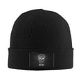 thumbnail image 2 of XMXT Winter Casual Beanie Hats for Men Women, Dazzling Skull Neon Print Unisex Adult Cap Warm Daily Knit Hat Skull Caps, Black, 2 of 9