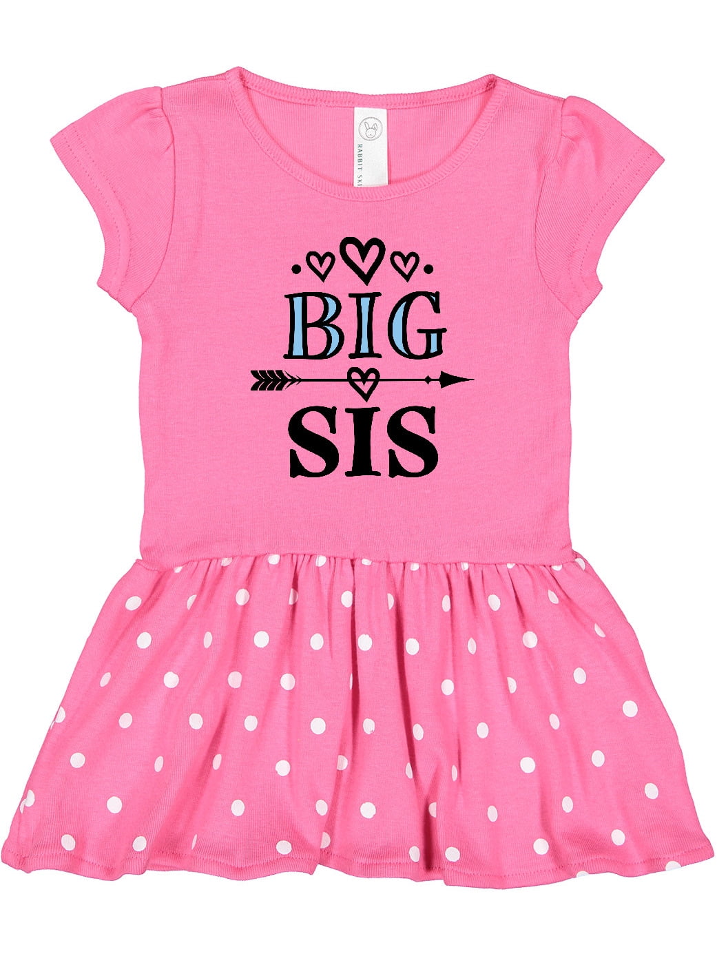 Inktastic Big Sis Girls New Sister Announcement Toddler Short Sleeve ...