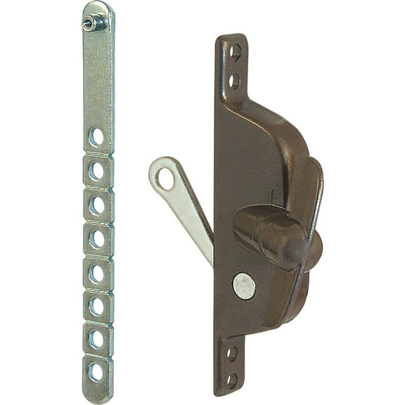 Slide-co Universal Louver Operator, Adjustable Link, Bronze, Tee Handle