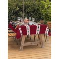 thumbnail image 3 of Outdoor Tablecloth with Umbrella Hole for Patio/Picnic/Party/Camping, Patriotic Gnomes Waterproof Table Cloth Rectangle Table Cover Washable, Independence 250 Memorial Red Striped (60"x 84"), 3 of 9