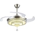 thumbnail image 6 of Fandian Ceiling Fan with Lights, Remote Chandelier Fixture, Fandelier, Color Changes Lighting Decors for Living Room, Dining Room, Bedroom, 6 of 18