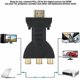 thumbnail image 5 of Compatible con convertidor de audio/video HDMI a RGB, convertidor de componentes RCA, adaptador de sincronización de audio y video 1080p, 5 of 5