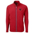 thumbnail image 2 of Men's Cutter & Buck Red Western Kentucky Hilltoppers Adapt Eco Knit Hybrid Recycled Big & Tall Full-Zip Jacket, 2 of 3