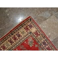 thumbnail image 4 of Wow Super Kazak Caucasion Geometric Veg Dyed Mahal Hand Knotted Rug Carpet (4.7 x 2.7)', 4 of 8