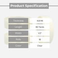 thumbnail image 4 of Shield 18 Rolls - 4 Mil - Reinforced Fiberglass Filament Tape High Tensile Strength, Industrial Purpose, Leaves no residue, 3/4" x 60 Yards, Clear, 4 of 6