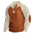 thumbnail image 1 of Sweat à Capuche Sans Capuche pour Hommes pour Automne et Hiver Classique Manches Longues Haut Alternatif Sans Cordon, 1 of 2