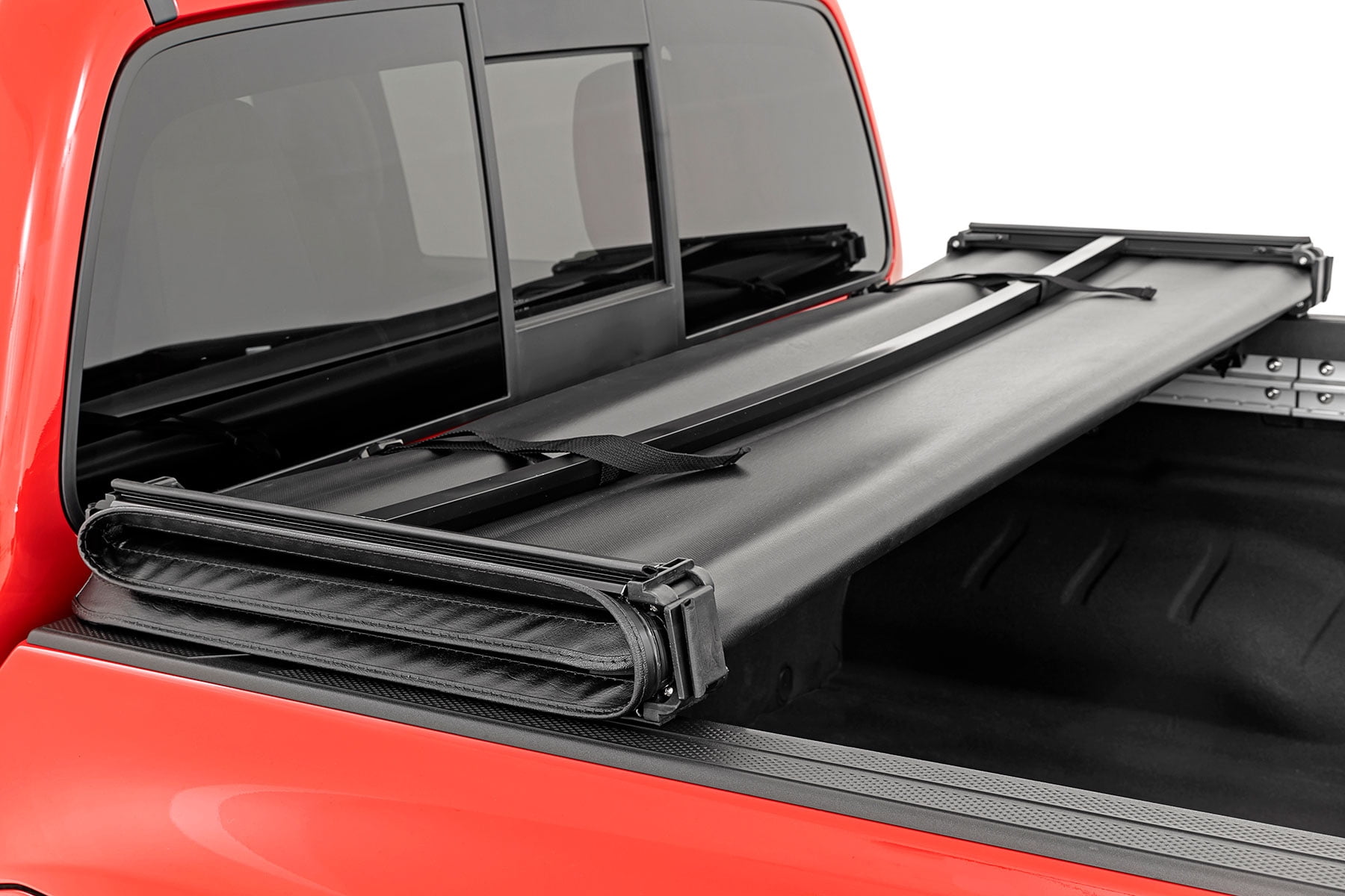Rough Country Soft Tri-Fold Bed Cover for 05-21 Frontier | 5' Bed - 41805500