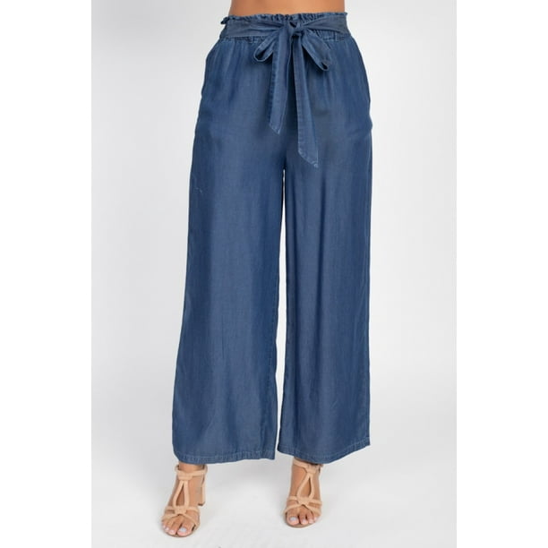 CC Wholesale Clothing - Wide Leg Lyocell Pants S - Walmart.com ...