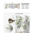 thumbnail image 4 of Tie Up Valance for Windows Vintage Herb Floral Texture Window Valance Curtain Kitchen Cafe Short Curtains Living Room Tie-Up Valance Curtain, 4 of 5