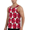 thumbnail image 2 of Fotbe Tulips Flowers Pattern Men's Quick Dry Workout Tank Top Gym Muscle Tee Fitness Bodybuilding Sleeveless T Shirt Breathable Workout Shirt-XX-Large, 2 of 9