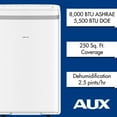 thumbnail image 6 of AuxAC 8,000 BTU Portable Air Conditioner with Dehumidification Mode. 3 Operating modes with remote control, white., 6 of 11