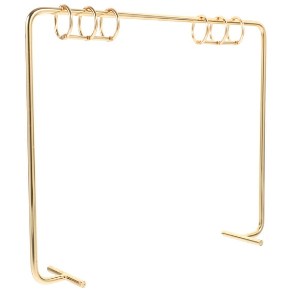 OFFIGAM Creative Golden Metal Desk Calendar Holder Rack for Office and Home Display
