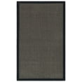 thumbnail image 3 of Safavieh Natural Fiber Collection NF441D Border Sisal Area Rug, 4 x 6, Charcoal / Charcoal, 3 of 4