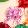 thumbnail image 3 of Christmas Gift Bows, Gift Wrapping Ribbon, 20PCS Unassembled Organza Ribbon Bows for Christmas Wedding Birthday Decoration, Reusable Portable Colorful Stripe Pattern Gift Package Accessories, 3 of 4