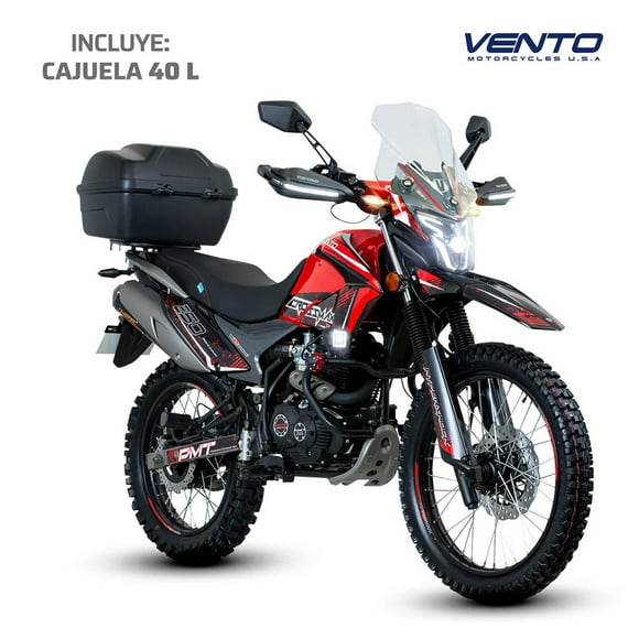 Motocicleta Doble Propósito Vento Crossmax 250 Rojo 2026