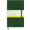Myrtle Green, variant on Moleskine Classic Notebook, Extra Large, Plain, Sapphire Blue, Hard Cover (7.5 X 10) (Other)