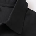 thumbnail image 4 of LTTVQM Polo Shirts for Men Casual Short Sleeve Button Golf Slim Fit Shirt with Pocket & Collar 2026 Spring Summer Stylish Tops Black L, 4 of 6