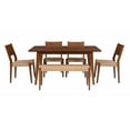 thumbnail image 4 of Powell Cadence 6-Piece Dining Set Brown With Brown Finish D1275D19PC6, 4 of 7