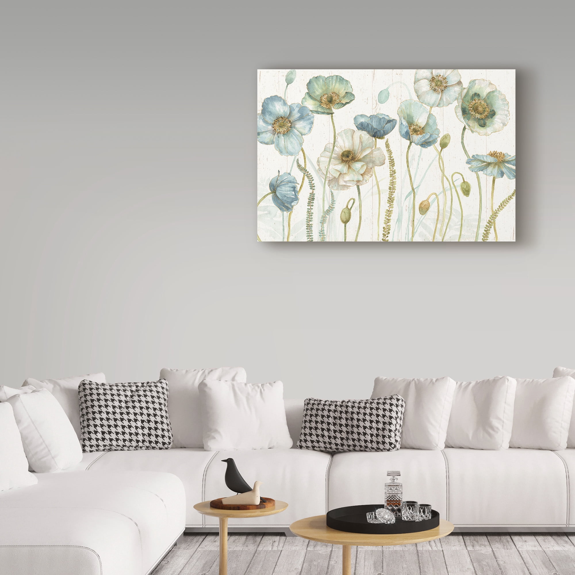 Trademark Fine Art 'My Greenhouse Flowers I Wood' Canvas Art by Lisa Audit