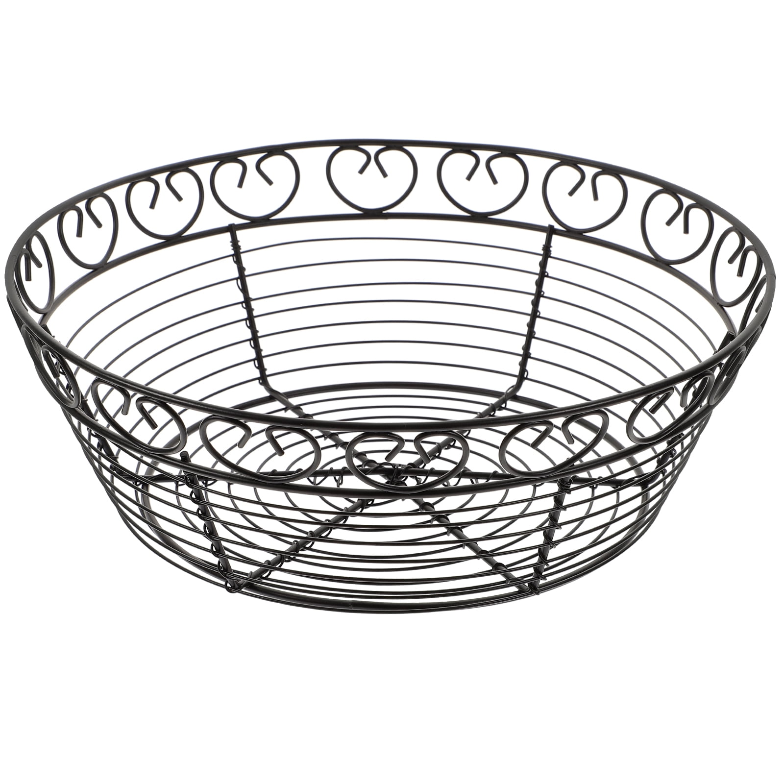 HOMEMAXS Fruit and Vegetable Storage Basket Iron Art Bread Basket Bread Storage Basket