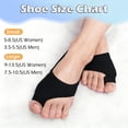 thumbnail image 6 of 2PCS Bunion Corrector for Women & Men, Breathable Big Toe Straightener with Non-slip Strap for Day Night Support, Black, 6 of 10