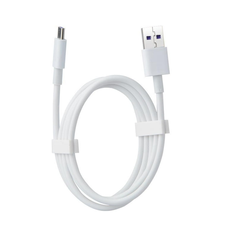 Cable Usb-c Chargeur Blanc Pour Huawei P30 / P30 LITE / P30 PRO / P20 / P20  LITE / P20 PRO / P10 / P9 / P9 PLUS - Cable Type Usb-c