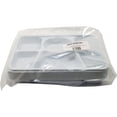 thumbnail image 3 of Generic 6-Compartment Plastic Thali Tray - 20 Pack - Versatile Dining, Simplified (20ct), 3 of 3