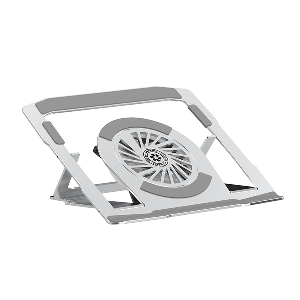 Adjustable Aluminum Laptop Stand With Cooling Fan,for 22in Laptop Portable Notebook Coolers Effective Heat Dissipation